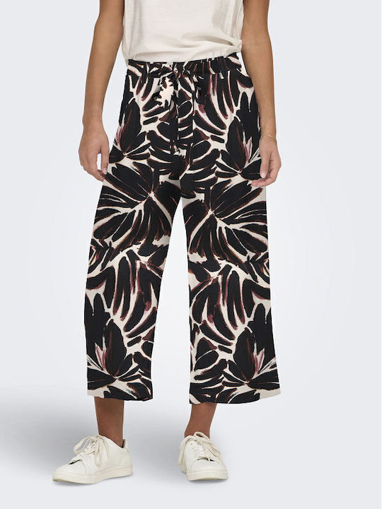 Only Women's Pantaloons in Palazzo Fit Black