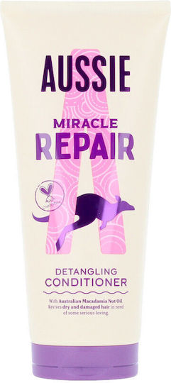 Aussie Miracle Repair Разплитащ Крем Възстановяване за Повредена Коса 200ml