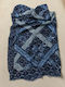 Fragola Damen Seidenschal Blau