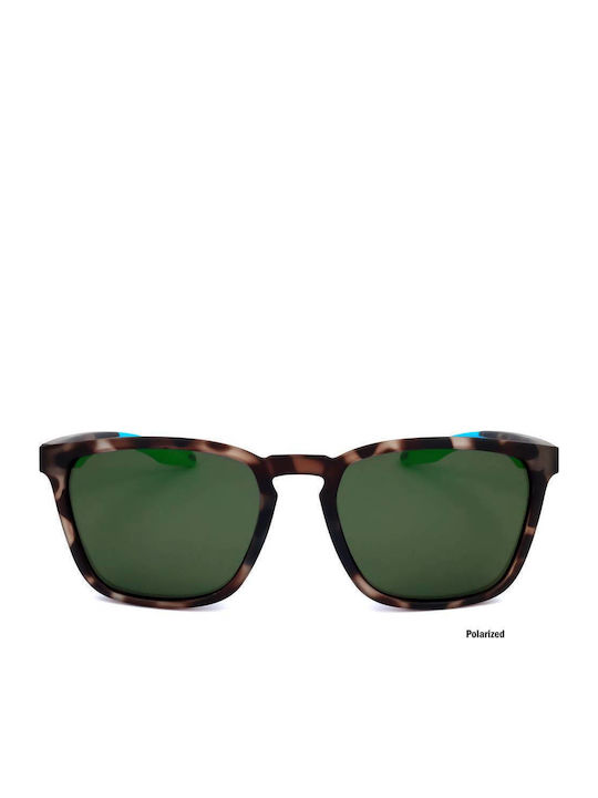 Lotto Unisex Sunglasses With Brown Frame And Green Lens 7227-077142