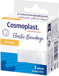Cosmoplast Elastischer Verband 6x4 Cm 2 Stücke