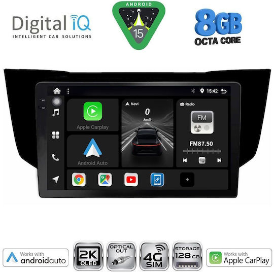 Digital IQ Ηχοσύστημα Αυτοκινήτου για Lexus RX300 2003-2008 (Bluetooth/USB/WiFi/GPS/Apple-Carplay/Android-Auto) με Οθόνη Αφής 9"