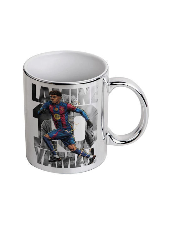 Koupakoupa Lamine Yamal Ceramic Mug Silver 330ml