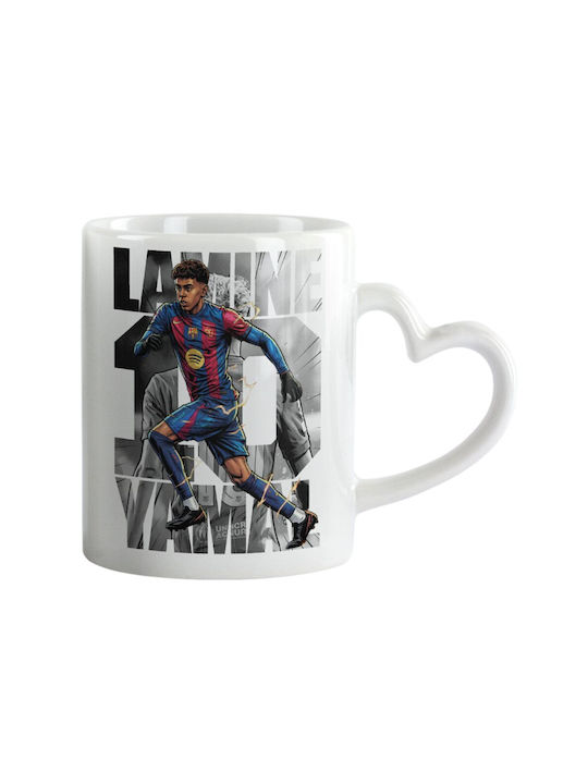 Koupakoupa Lamine Yamal Ceramic Mug White 330ml