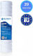 Filtrato Water Filter Cartridge Central Water Filtration System / Under Sink 10" 20 μm