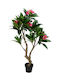 Floare Artificială Plumeria Fucsia Înălțime 150cm
