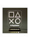World of Wood Led Kids Decorative Lamp Playstation Logo White 17x13cm