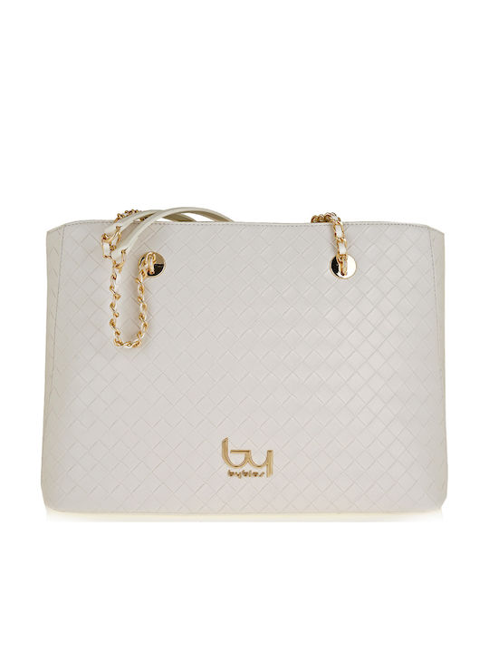 Byblos Women's White Shoulder Bag