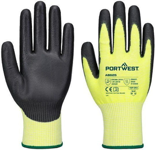 Portwest Portwest Sicherheitshandschuhe Gelbe Polyurethan