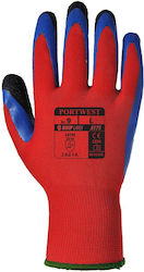 Portwest Safety Gloves Latex Polyester 12 Pieces