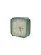 Nedis Analog Table Alarm Clock Silent Chime Snooze Function Green