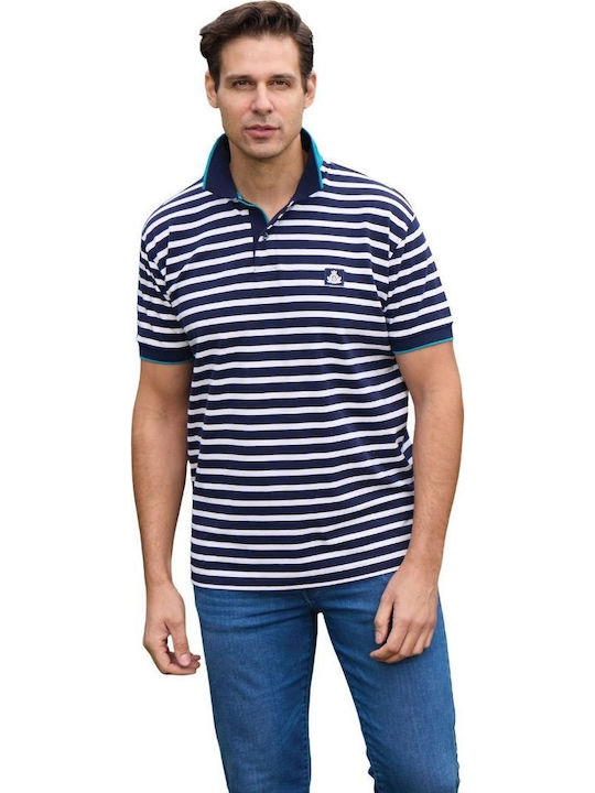 Polo Short Sleeve Blue Blouse