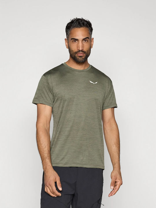 Salewa Puez Melange Αθλητικό T-shirt Faded Gree...
