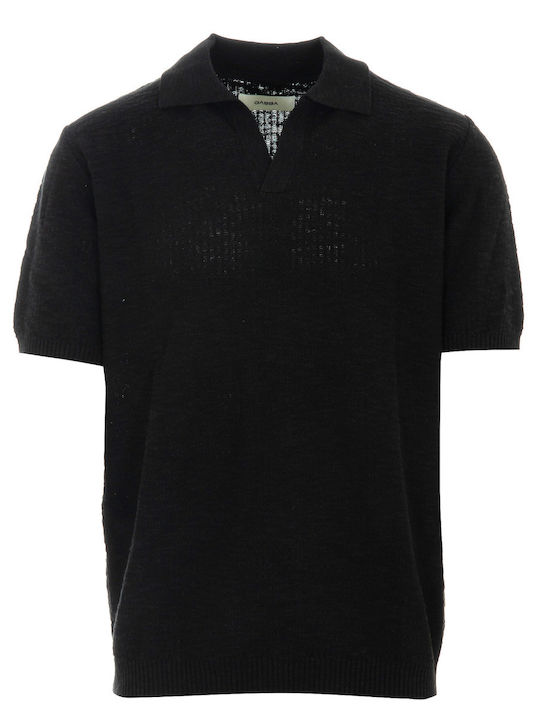 Gabba Polo Short Sleeve Black Blouse