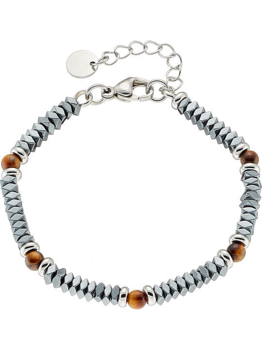Art Collection Men's Bracelet Made of Stainless Steel