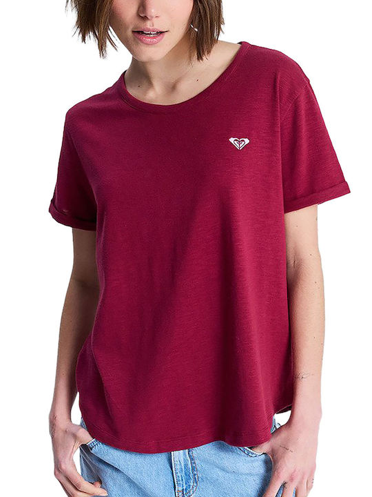 Oceanwave Γυναικείο T-shirt Μπορντό