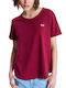 Oceanwave Γυναικείο T-shirt Μπορντό