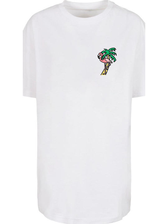 Mister Tee Damen Oversized T-Shirt Weiß