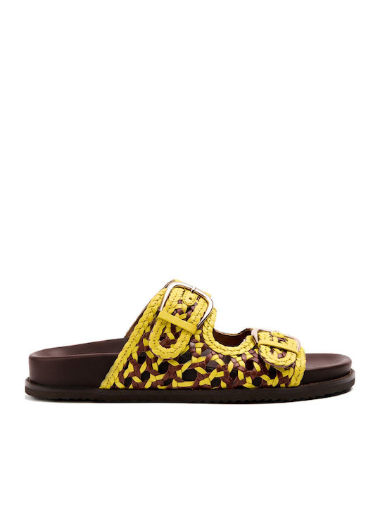 Gioseppo Women's Flat Sandals Yellow