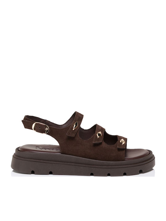 Lady Shoes Brown Sandals