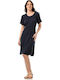 Summer Midi Blue Dress