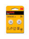 Kodak Max Lithium Μπαταρίες Ρολογιών CR2025 3V 2τμχ