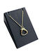 Steel Necklace From Gold Plated Steel