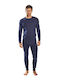Thermal Long-sleeve Shirt Size S Navy R