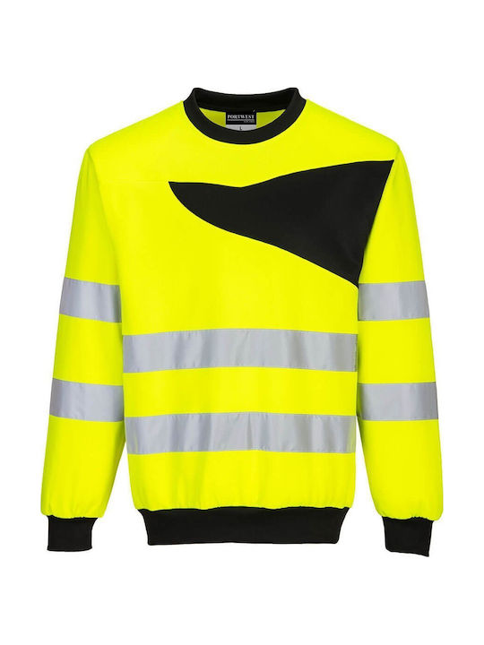 Pw2 Hanorac De Avertizare Reflectorizant En Iso 20471 Mărimea Xxxl Galben Negru R