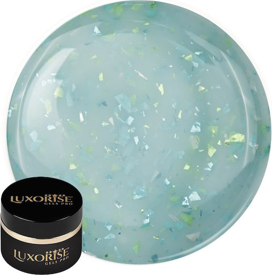 Gel UV Construcție Unghii Revoflex Glitz Luxorise 15ml Mentă Frost