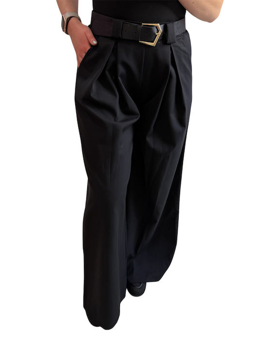 Women's Pantaloons with Rubber Band Black