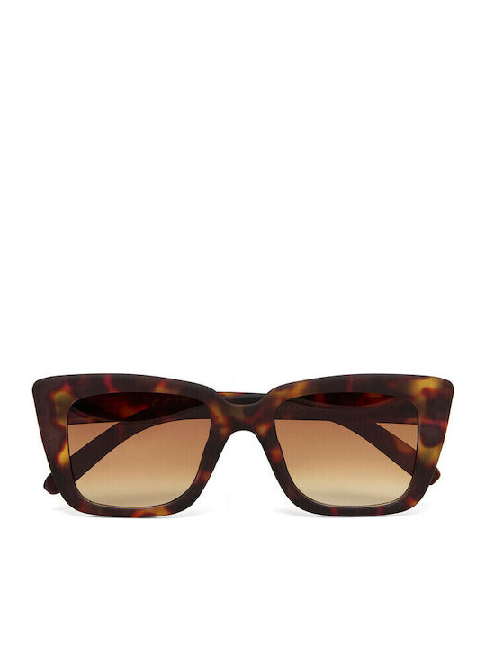 Okkia Elba Woman Sunglasses With Brown Tartarug...