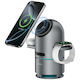 4Smarts Kabelloser Qi2 Ladegerät Grau (Chargebot Sound)
