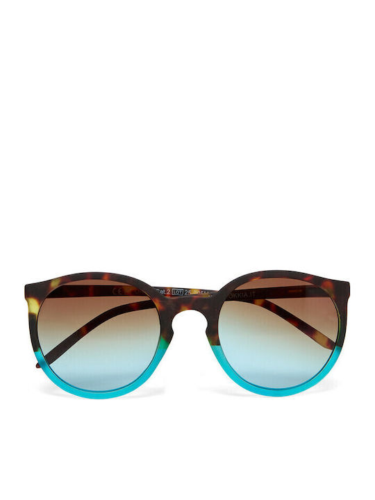 Okkia Berlino Women Sunglasses With Brown Tarta...