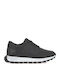Men's Sneakers Black Leather