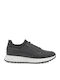 Men's Sneakers Black Leather