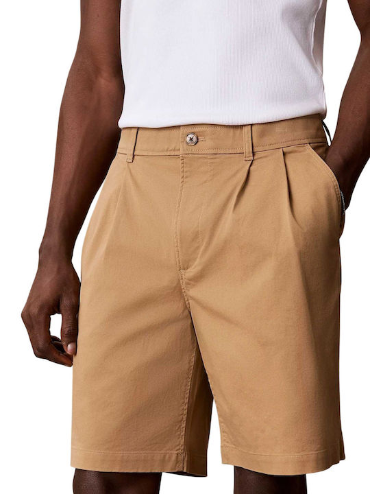 Calvin Klein Men's Shorts Chino Brown
