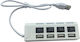 Hub 4 Ports with USB-A Connection White