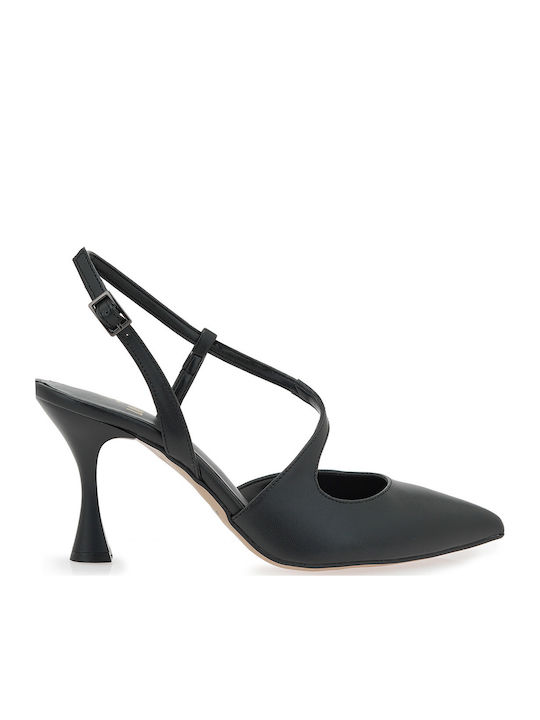 Schwarze Pumps mit Hohem Absatz