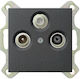 Prizele Pentru Antene TV Rtv-Sat End Socket Gira System 55 Antracit