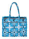 Ble Resort Collection Υφασμάτινη Τσάντα Θαλάσσης Τιρκουάζ