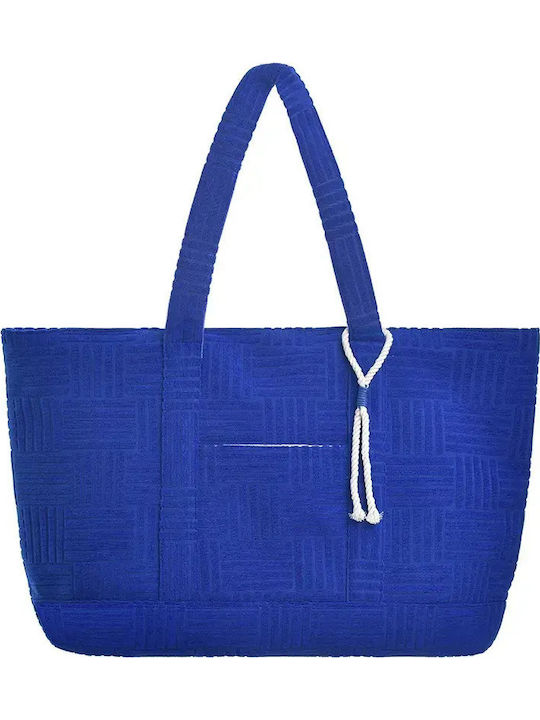 Ble Resort Collection Υφασμάτινη Τσάντα Θαλάσσης Μπλε
