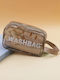 Rose Gold Toiletry Bags Handle Set 5 Pieces
