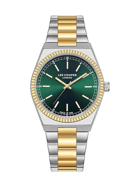 Lee Cooper Tone Γυναικείο Ρολόι 31mm Μπαταρίας με Ασημί Μεταλλικό Μπρασελέ