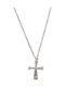 Poco Loco Silber Kreuz mit Kette