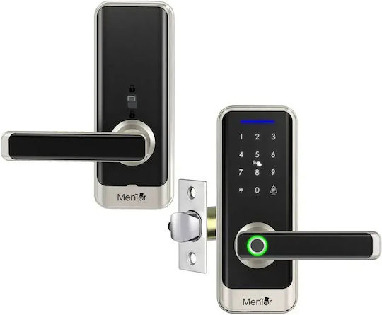 Încuietoare Electronică Culoare Argintie cu Conectivitate Wi-Fi