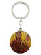 Glass Double-Sided Keychain of Panagia Faneromeni