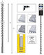 Alpen Drills Burghie În Trepte Cu Cap De Foraj SDS Max Pentru Materiale De Construcție 38x520mm
