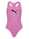 PUMA 701224512 004 Poz Kids One-Piece Purple Swimwear