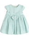 Rochie Fete Mâneca Scurtă Verde